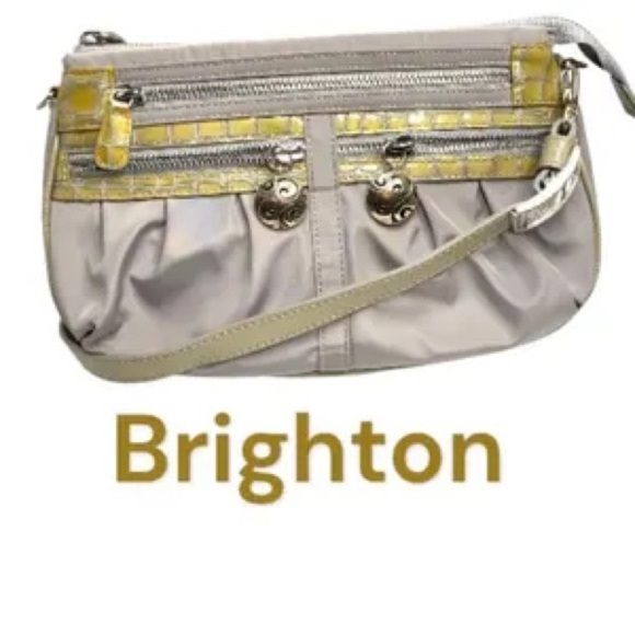 Brighton Crossbody Bag in Cream and Yellow - Picture 1 of 14